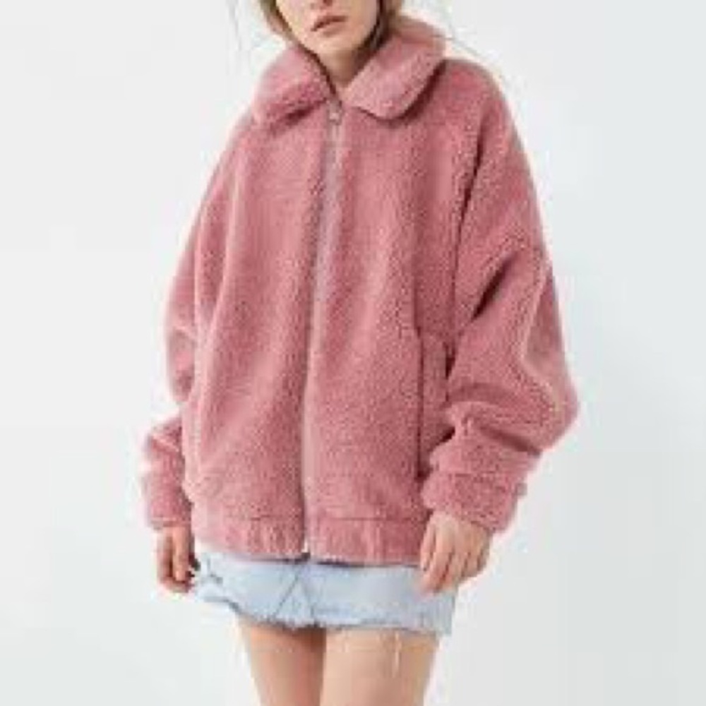 BDG Oversized Teddy Coat
